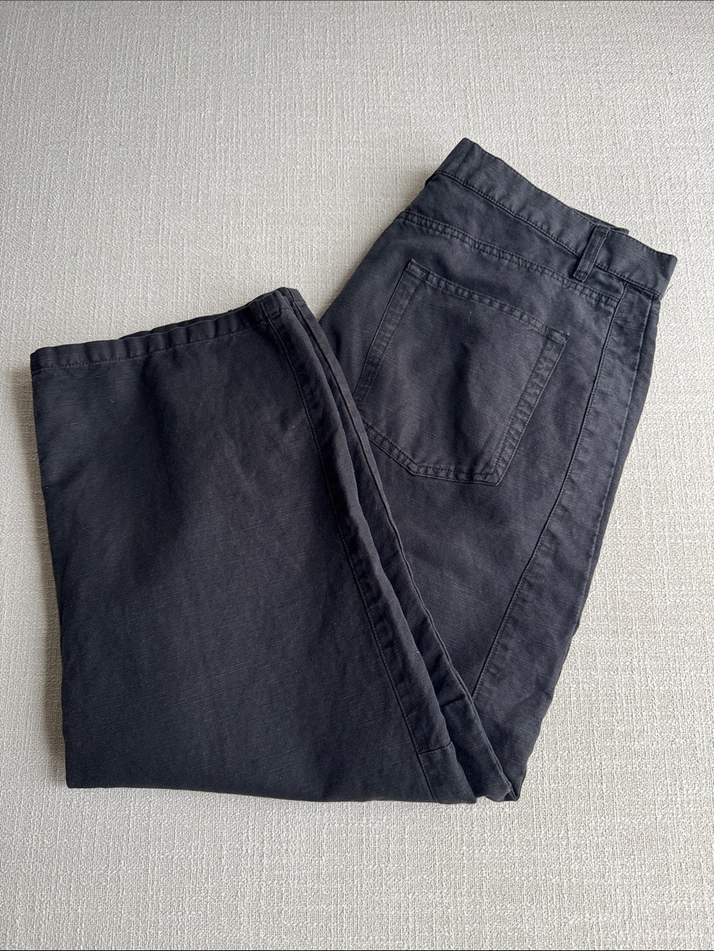 Lucky Linen Barrel Pant Women's Jeans Light Black Size Medium M